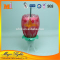 Professional Produce Flower Music Birthday Candle